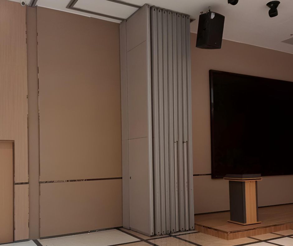 foldable partitions installed in a conference room in the Philippines