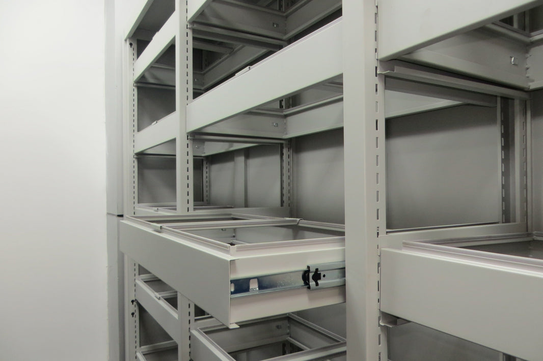 adjustable metal rack with full extension gliders fully customizable
