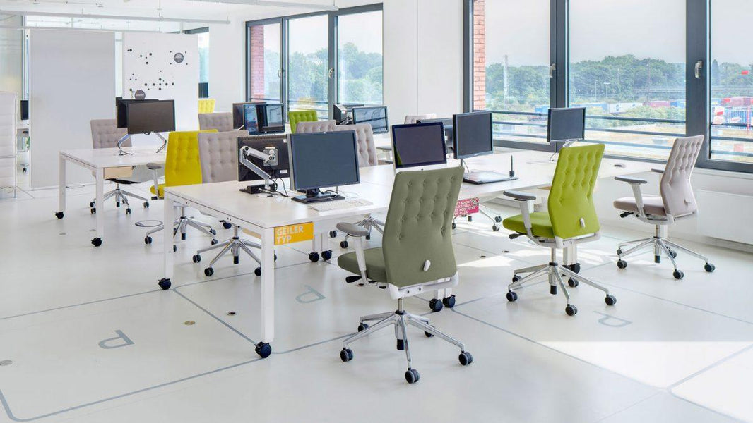 office chair in mesh and i varying colors